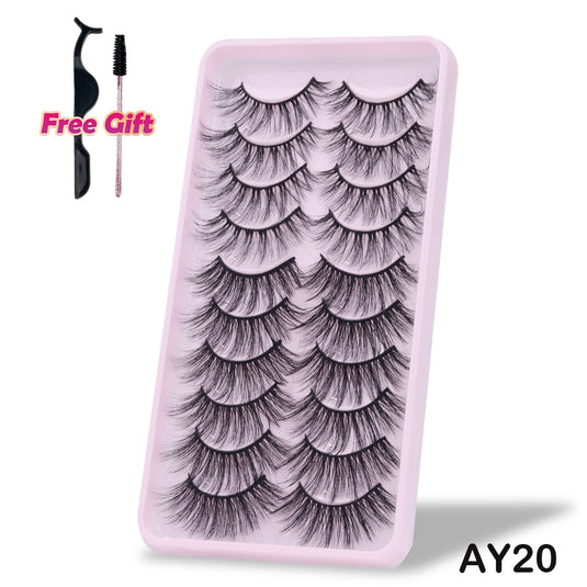 5/10 Pairs 3D Mink Lashes Dramatic Natural Lashes