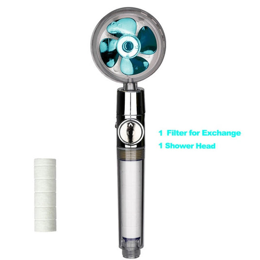 Shower head... it saves water with great pressure with fan Awan that matches your decor