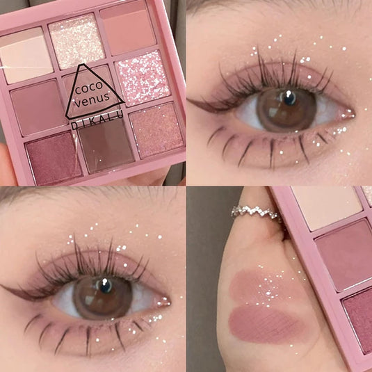 A palette of 7 matte, soft-touch, long-wearing, water-resistant eyeshadows