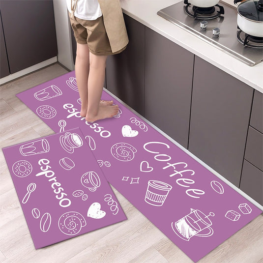 Fashion simple Scandinavian style kitchen rug