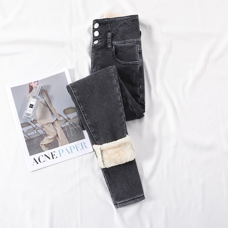 Load image into Gallery viewer, ZOENOVAJeans For Women beautiful ،latest fashion Velvet and warm in winter 8 colors
