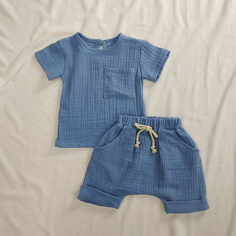 Load image into Gallery viewer, Cotton clothing set for children, of two pieces, for babay girls and boys, Age: 0m_3y
