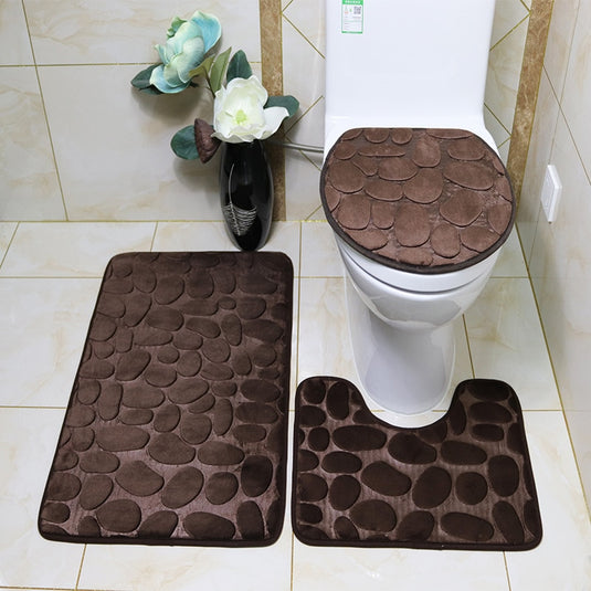 A set of three saddlebags Non-slip, water absorbent cobbled colors_12.