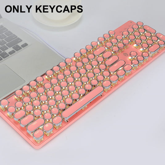 104 Keys Punk Keycaps Plating Key Cap for Cherry MX Mechanical Keyboard Backlit Design High-Quality PBT Material Keycaps