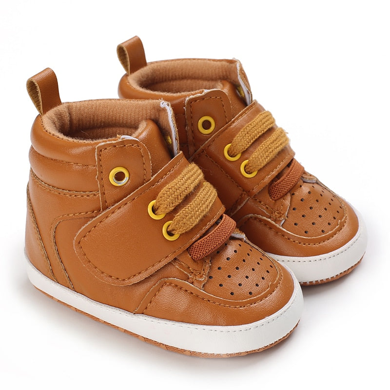 Load image into Gallery viewer, Baby shoes for newborn boys walking shoes lumbar soles anti slip
