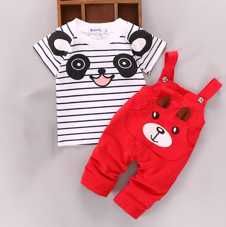 Load image into Gallery viewer, Baby winter clothes, three pieces, cute bear drawing, all sizes 5 colors
