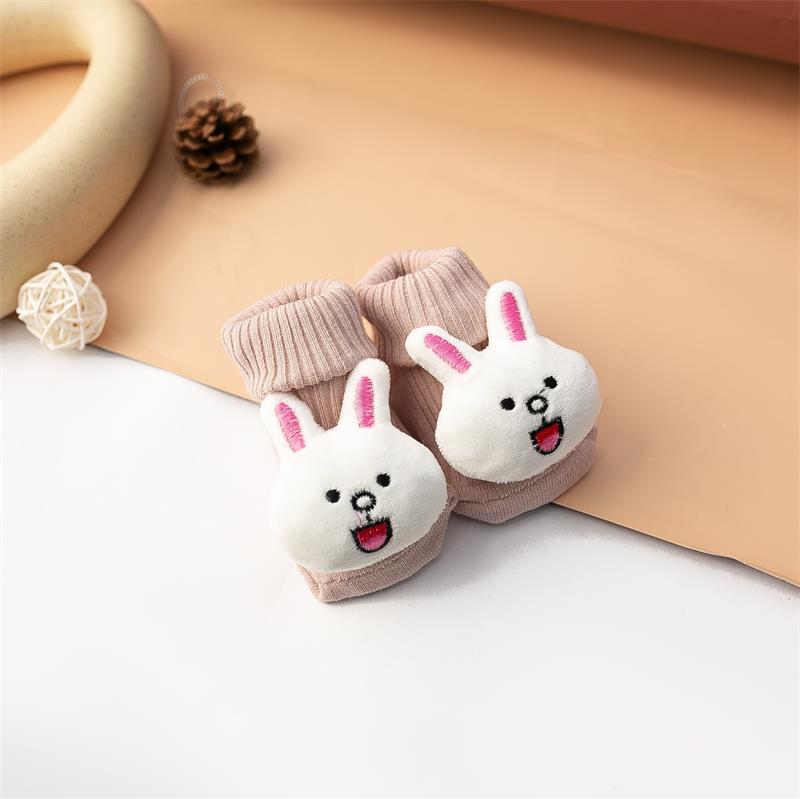 Load image into Gallery viewer, Newborn baby socks. soft cotton anti slip cute animal shapes
