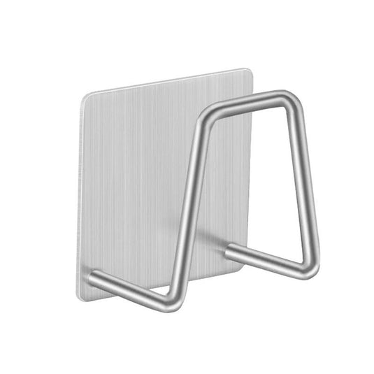 Non-rust aluminum sponge holder stick in the wall Suitable for home decoration