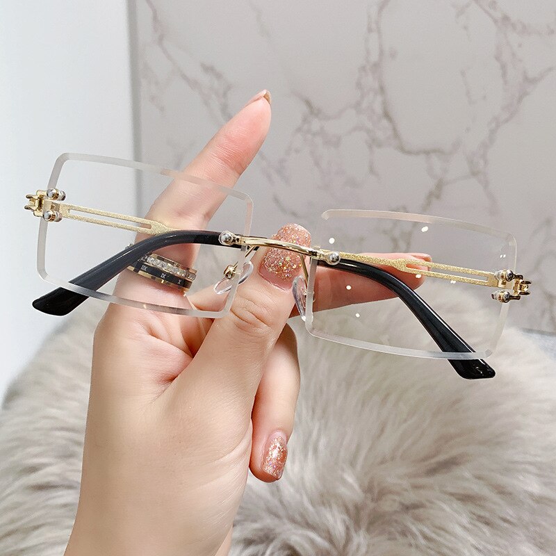 Load image into Gallery viewer, Women's sunglasses 2022 The most luxurious and latest fashion Square lens without frame
