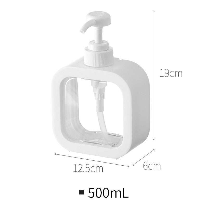 Load image into Gallery viewer, Bottle with pump, shower gel is placed inside and can be refilled It looks beautiful and makes your life easier.
