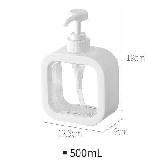 Bottle with pump, shower gel is placed inside and can be refilled It looks beautiful and makes your life easier.