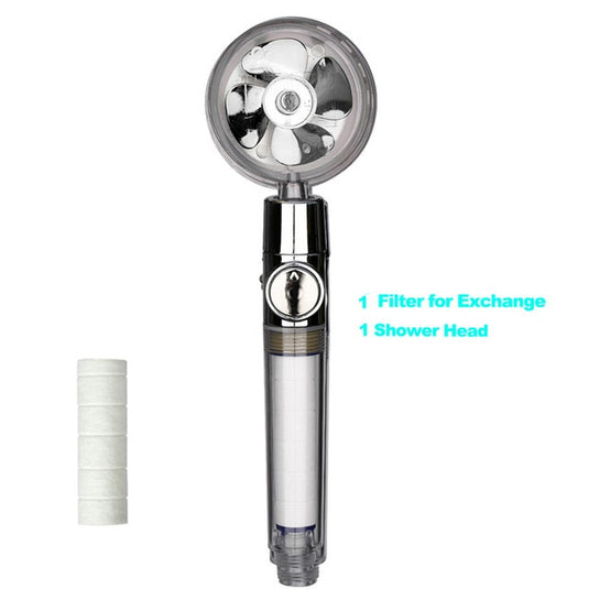 Shower head... it saves water with great pressure with fan Awan that matches your decor