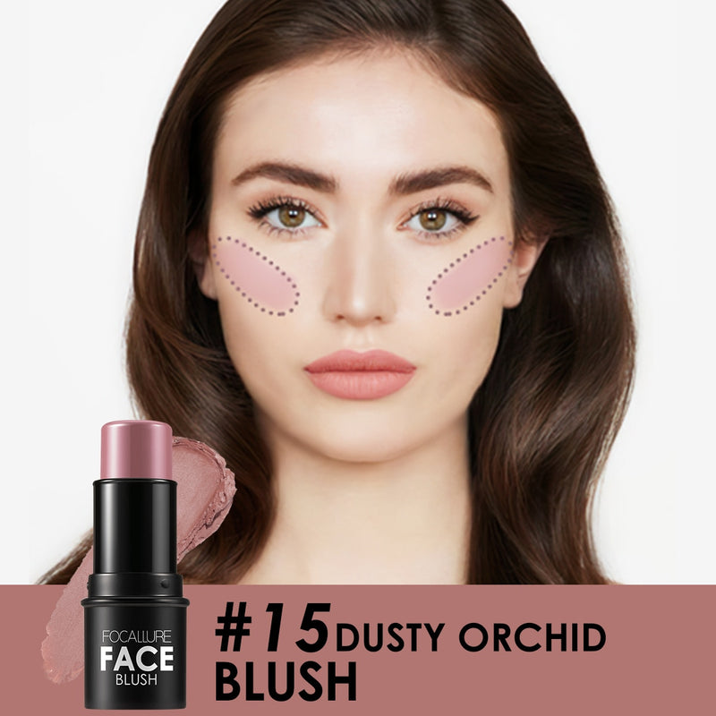 Load image into Gallery viewer, FOCALLURE makeup shimmer highlighter contour &amp; bronzer creamy shimmer powder glitter contour stick
