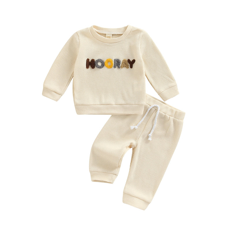 Load image into Gallery viewer, Two-piece children's clothing long sleeves warm for winter Made of wool
