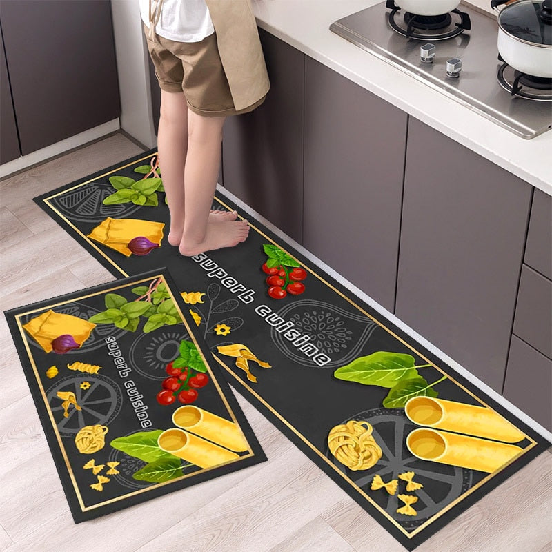 Load image into Gallery viewer, Fashion simple Scandinavian style kitchen rug

