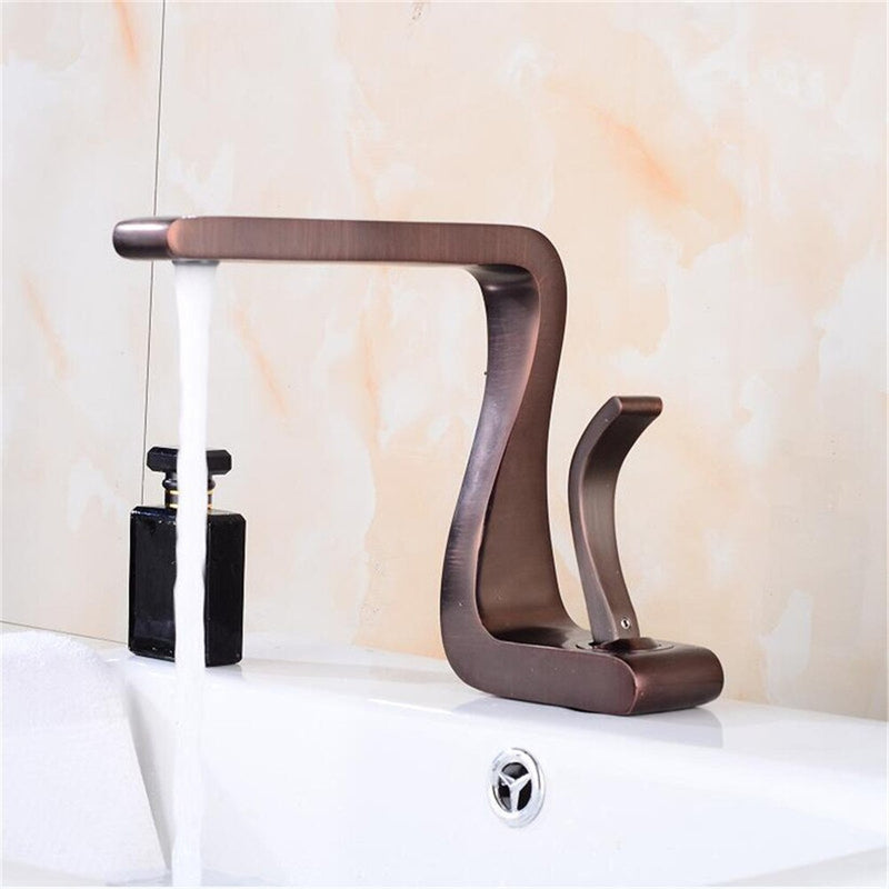 Load image into Gallery viewer, Luxury Basin Faucet of copper Two parts for cold and hot water 8 colors
