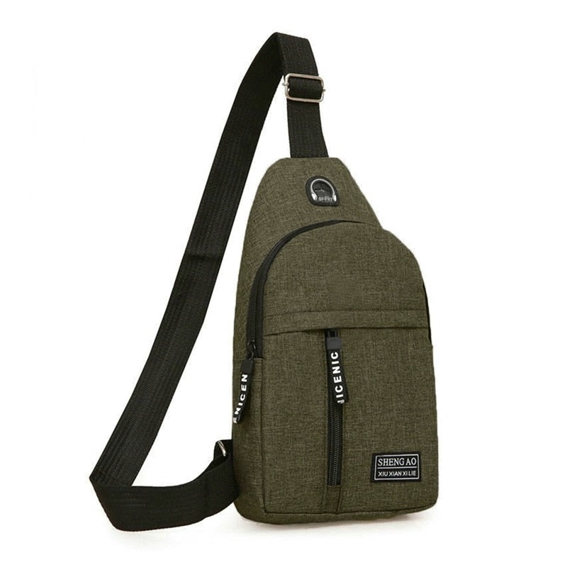 Load image into Gallery viewer, Luxury men's back bag  For school and university use Placed on one shoulder It has a mobile charger 15 colors
