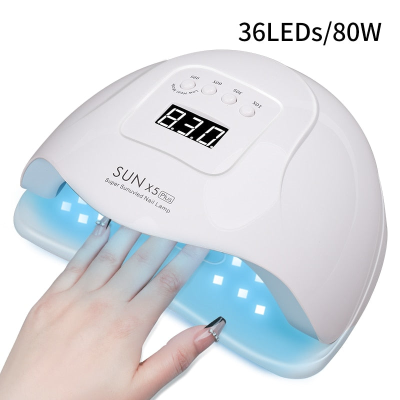 Load image into Gallery viewer, UV nail dryer, for drying nail polish Makes your life easier.
