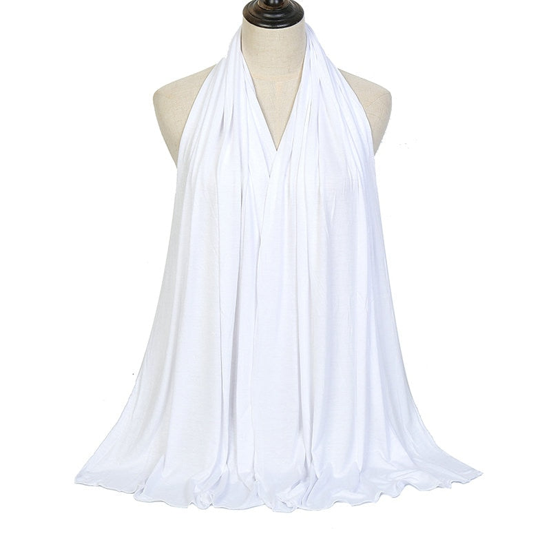 Load image into Gallery viewer, Cotton jersey scarf and veil Suitable for Muslim women soft and cottony elegant and covert all the colors
