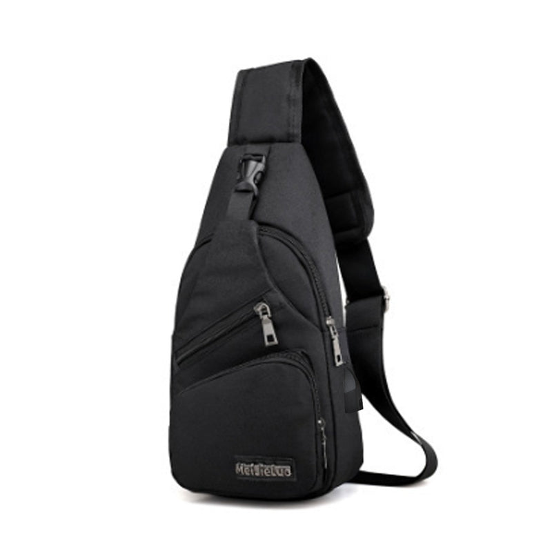 Load image into Gallery viewer, Luxury men's back bag  For school and university use Placed on one shoulder It has a mobile charger 15 colors

