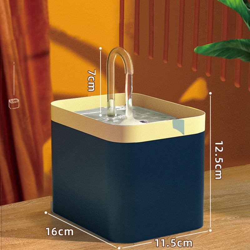 Load image into Gallery viewer, Cat water fountain There is a usb tape to drink cats Capacity /1.5 liters
