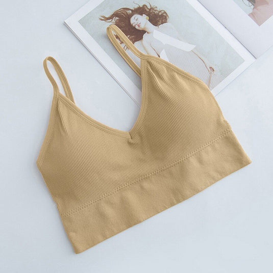 women sports padded gym underwear elastic running fitness yoga underwear