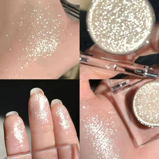 Gorgeous shimmer diamond eyeshadow palette, long lasting shine and can be used as highlighter