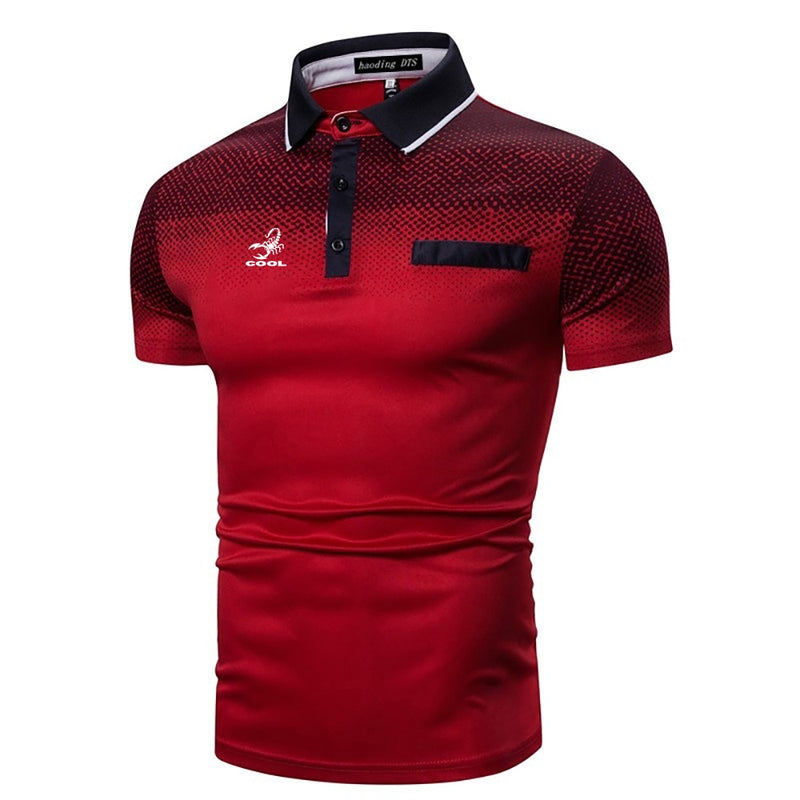 Load image into Gallery viewer, Summer fashion polo shirts, short sleeves, lapel, all colors
