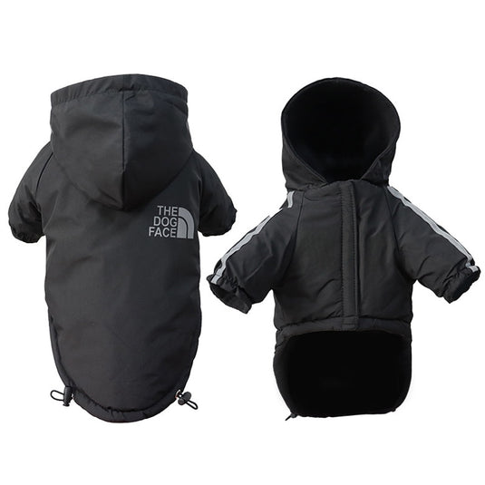 Winter clothes for dogs water resistant  Beautiful and cute shapes that fit your dog. Two colors: white and red