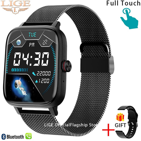 Smart watch for women, works with Bluetooth, for all mobile systems IOS, ANDROID, water resistant