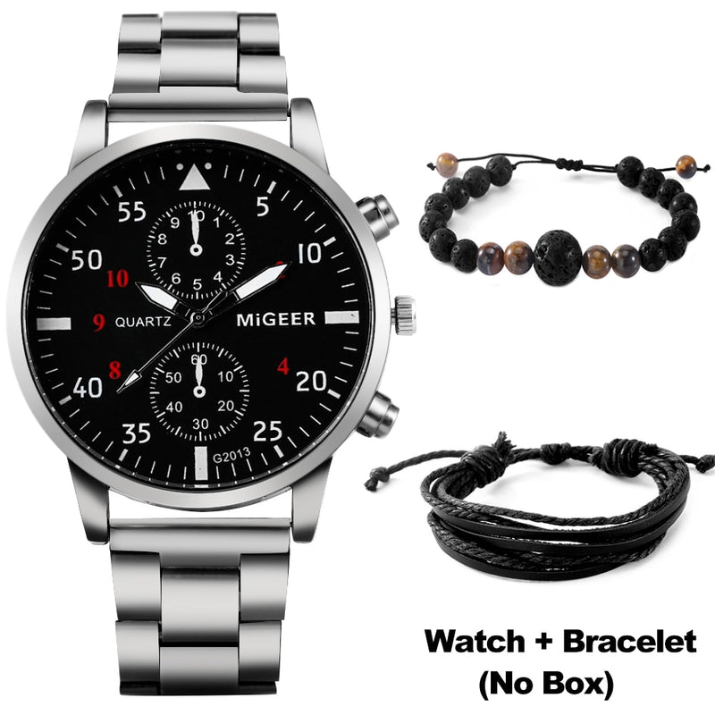 Load image into Gallery viewer, Men's watch proud, business men and occasions. Sora of controversy brown Comes with matching watch accessories
