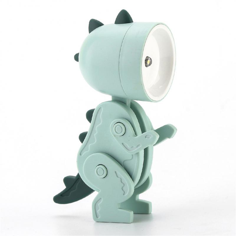 Load image into Gallery viewer, LED Night Light Mini Folding Desk Lamp Cute Pet Lights Dog Deer Dinosaur Flower Portable Night Light Student Living Room Decor
