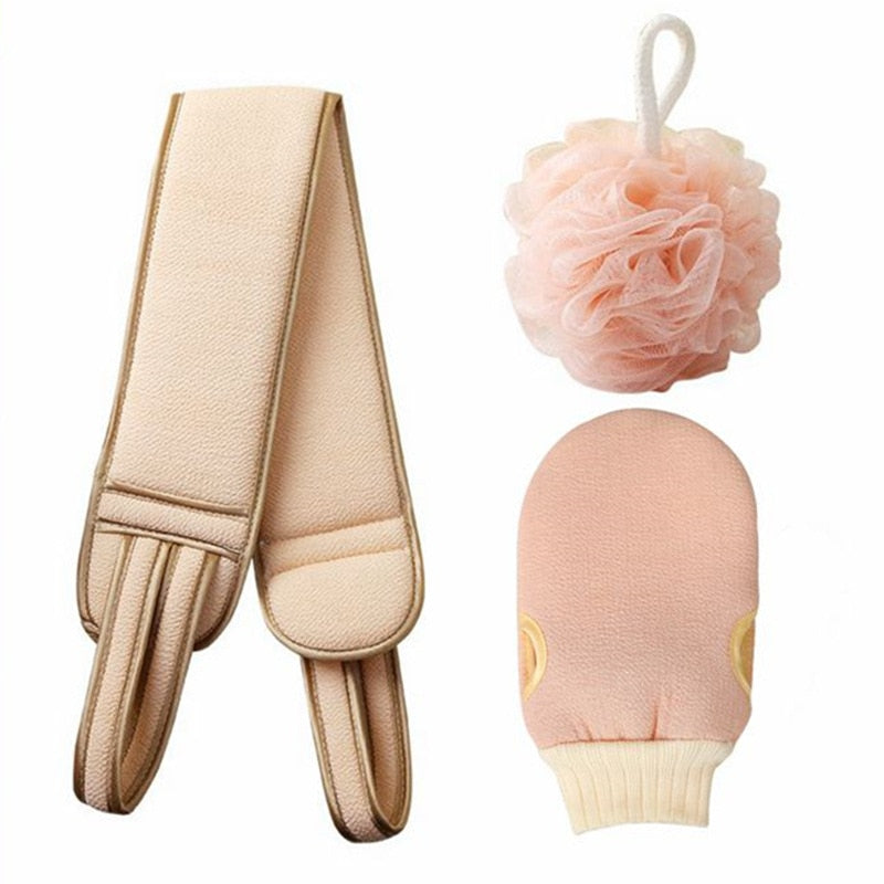 Load image into Gallery viewer, 3 pieces of body lotion Soft, long to clean the back, and worn with the palm to exfoliate the skin 5_colors.
