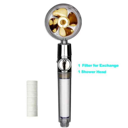 Shower head... it saves water with great pressure with fan Awan that matches your decor