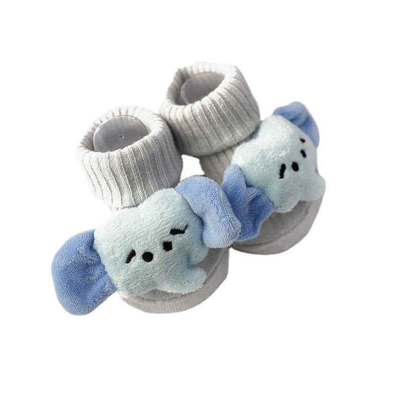 Load image into Gallery viewer, Newborn baby socks. soft cotton anti slip cute animal shapes
