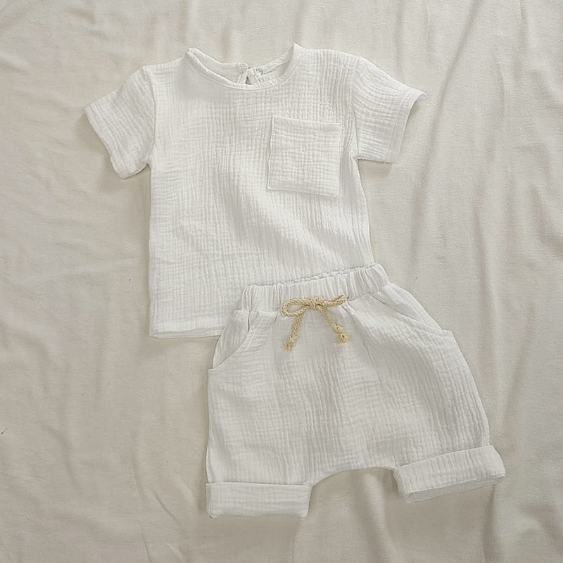 Load image into Gallery viewer, Cotton clothing set for children, of two pieces, for babay girls and boys, Age: 0m_3y
