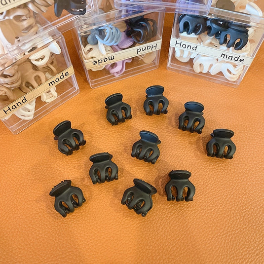 10pcs luxury hair clips Made of plastic used for babies 9-watt