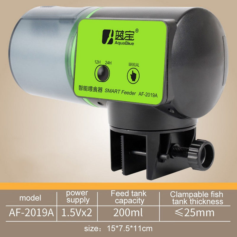 Load image into Gallery viewer, fish feeding device 2in 1 smart automatic Placed in the tank to feed the fish permanently

