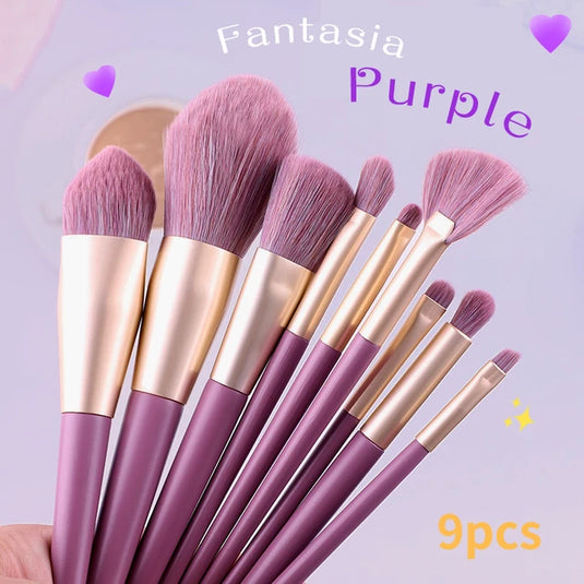 6 to 13 pcs soft fluffy makeup brushes set for cosmetics blusher eye shadow beauty tools