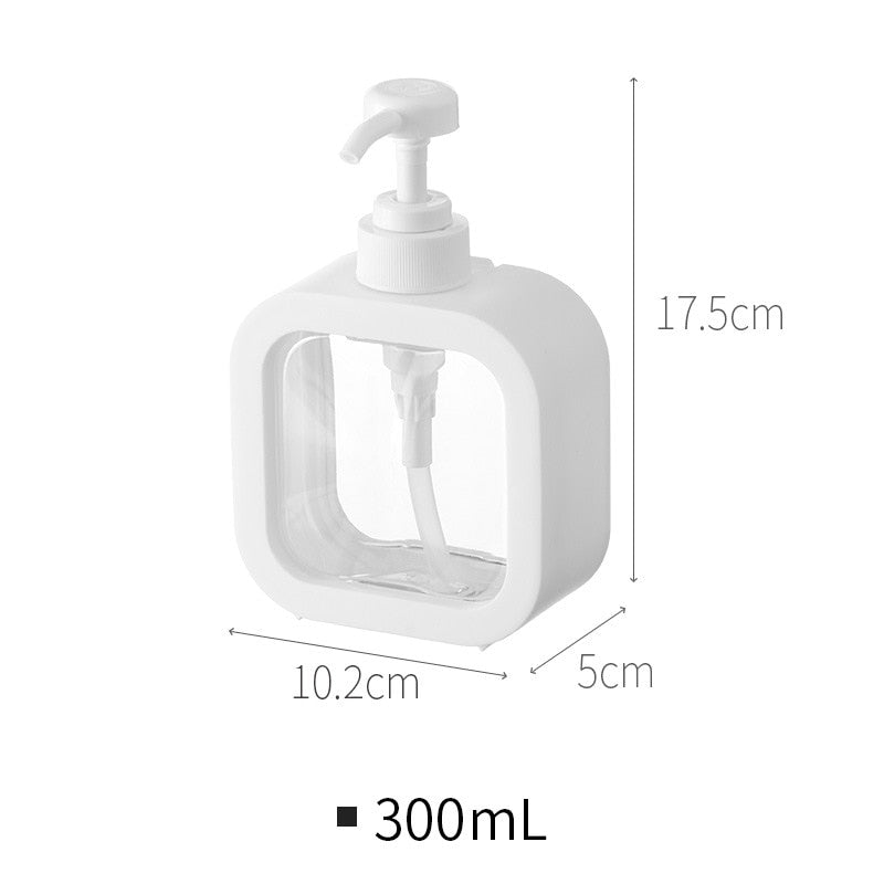 Load image into Gallery viewer, Bottle with pump, shower gel is placed inside and can be refilled It looks beautiful and makes your life easier.
