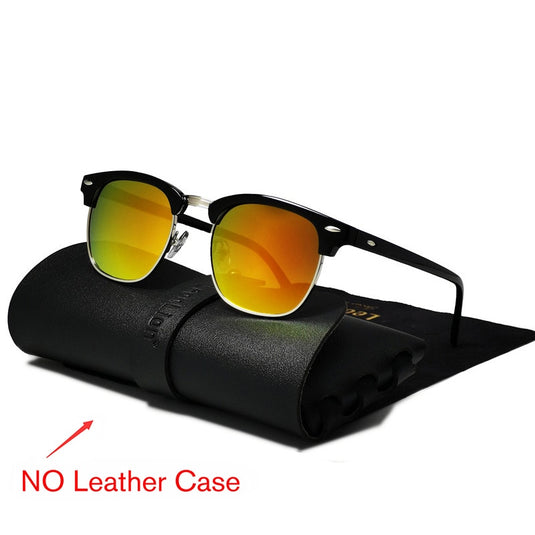 Classic sunglasses without a frame for men in luxurious colors