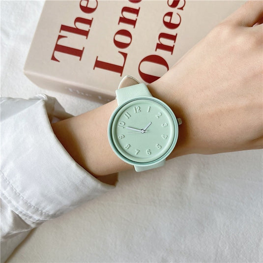 Women's watch suitable for your daily life sports bright colours leather bracelet 18 colors