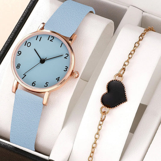 New women's watch 2022 Elegance title leather bracelet Sora looks like a clock