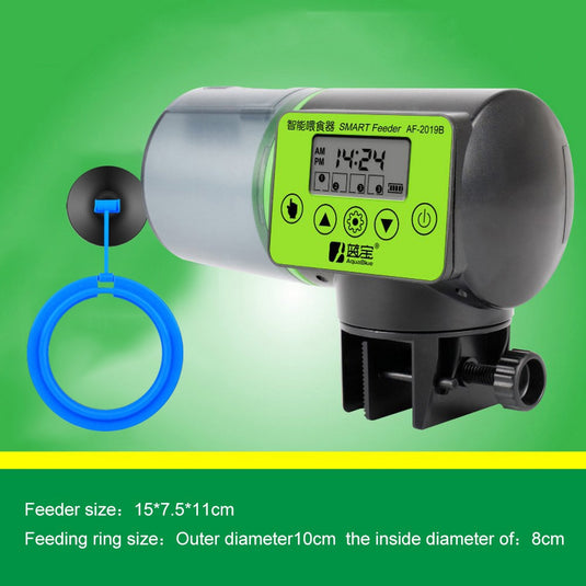 fish feeding device 2in 1 smart automatic Placed in the tank to feed the fish permanently