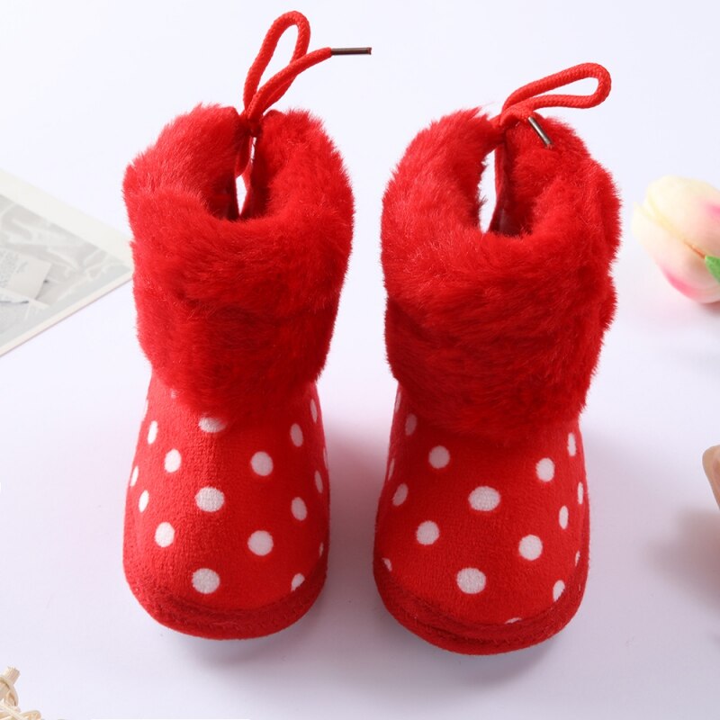 Load image into Gallery viewer, Velvet shoes for kids To learn to walk for the first time Warm winter fur lined 4_watts.
