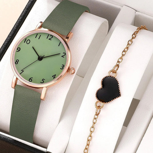 New women's watch 2022 Elegance title leather bracelet Sora looks like a clock