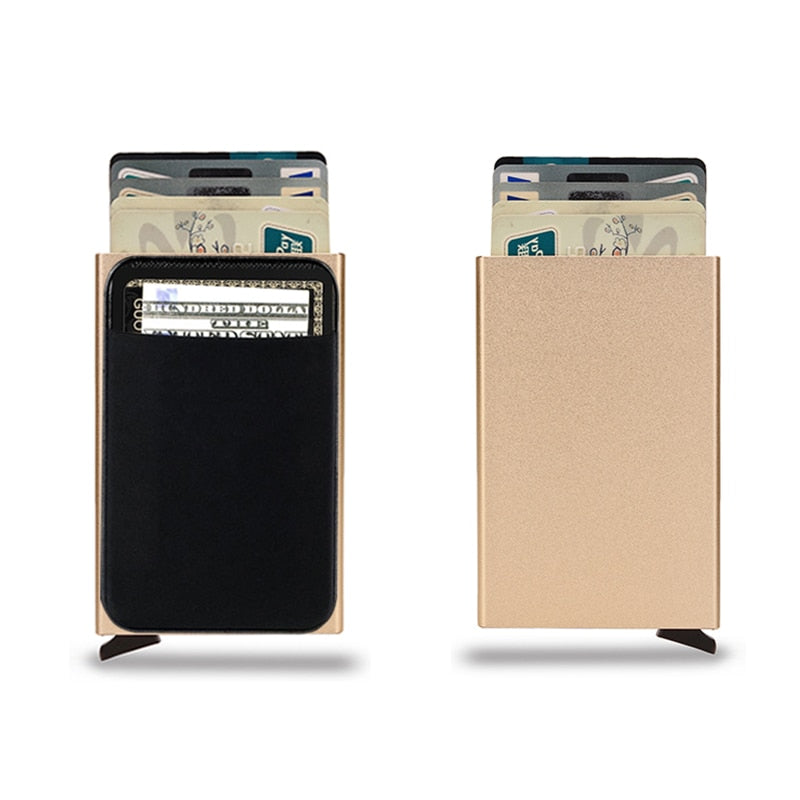 Load image into Gallery viewer, smart wallet Fits all your cards made of steel All colors are there
