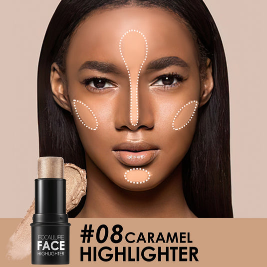 FOCALLURE makeup shimmer highlighter contour & bronzer creamy shimmer powder glitter contour stick