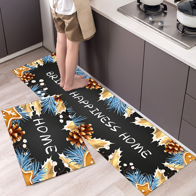Load image into Gallery viewer, Fashion simple Scandinavian style kitchen rug
