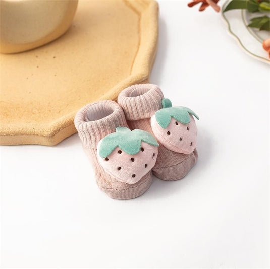 Newborn baby socks. soft cotton anti slip cute animal shapes